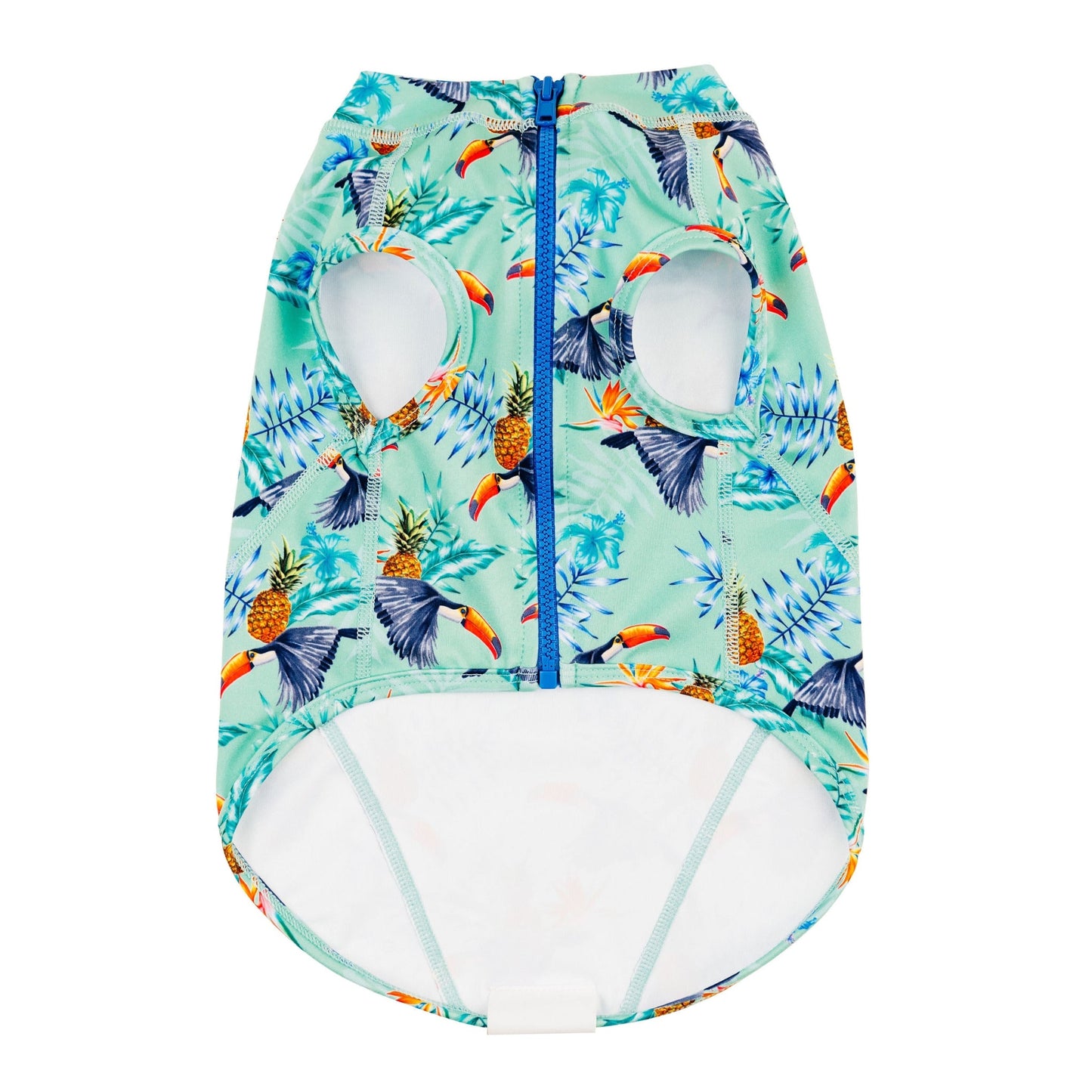 Tropical Toucan Pineapple Sun Protective Dog Rashie Australia