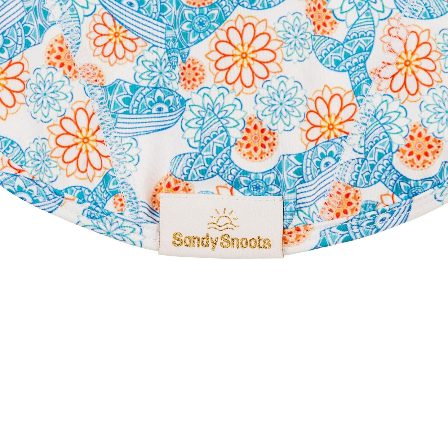 Blue Mandala Whale Sun Protective Dog Rashie Australia