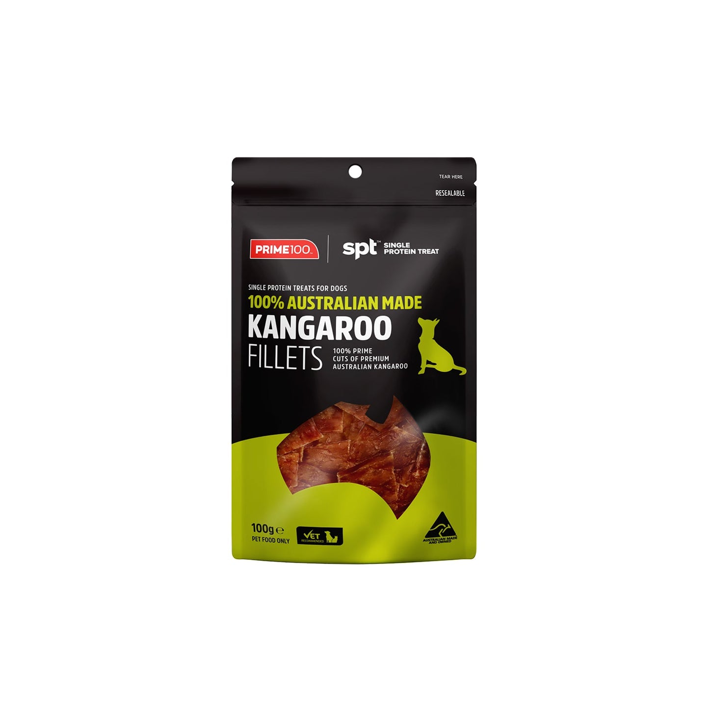 SPT™ Kangaroo Fillets Treats 100g