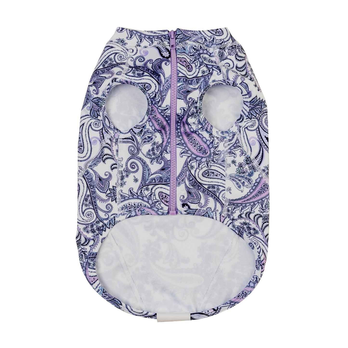 Purple Paisley Sun Protective Dog Rashie Australia