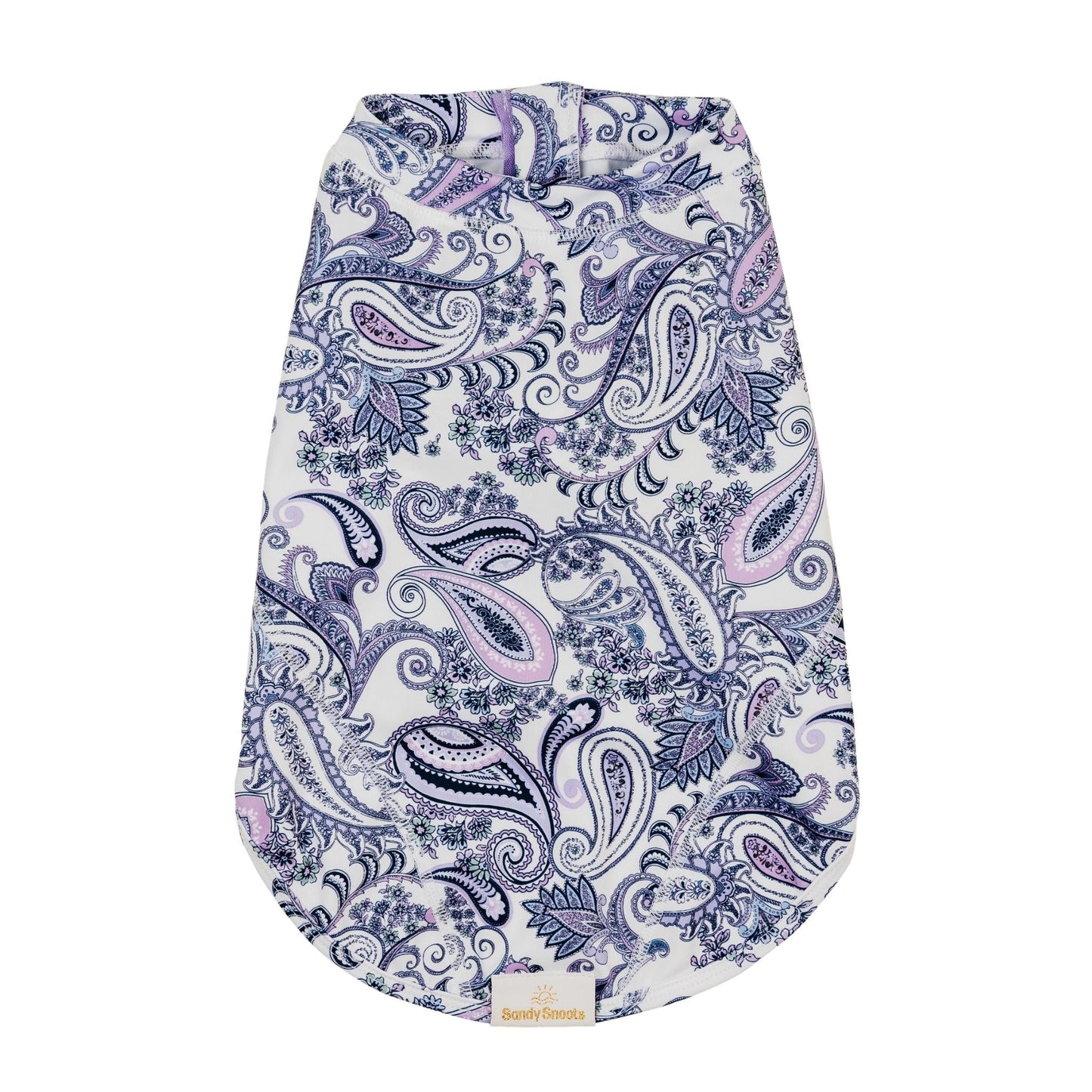 Purple Paisley Sun Protective Dog Rashie Australia
