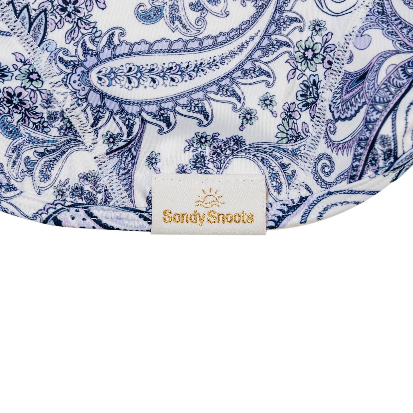 Purple Paisley Sun Protective Dog Rashie Australia