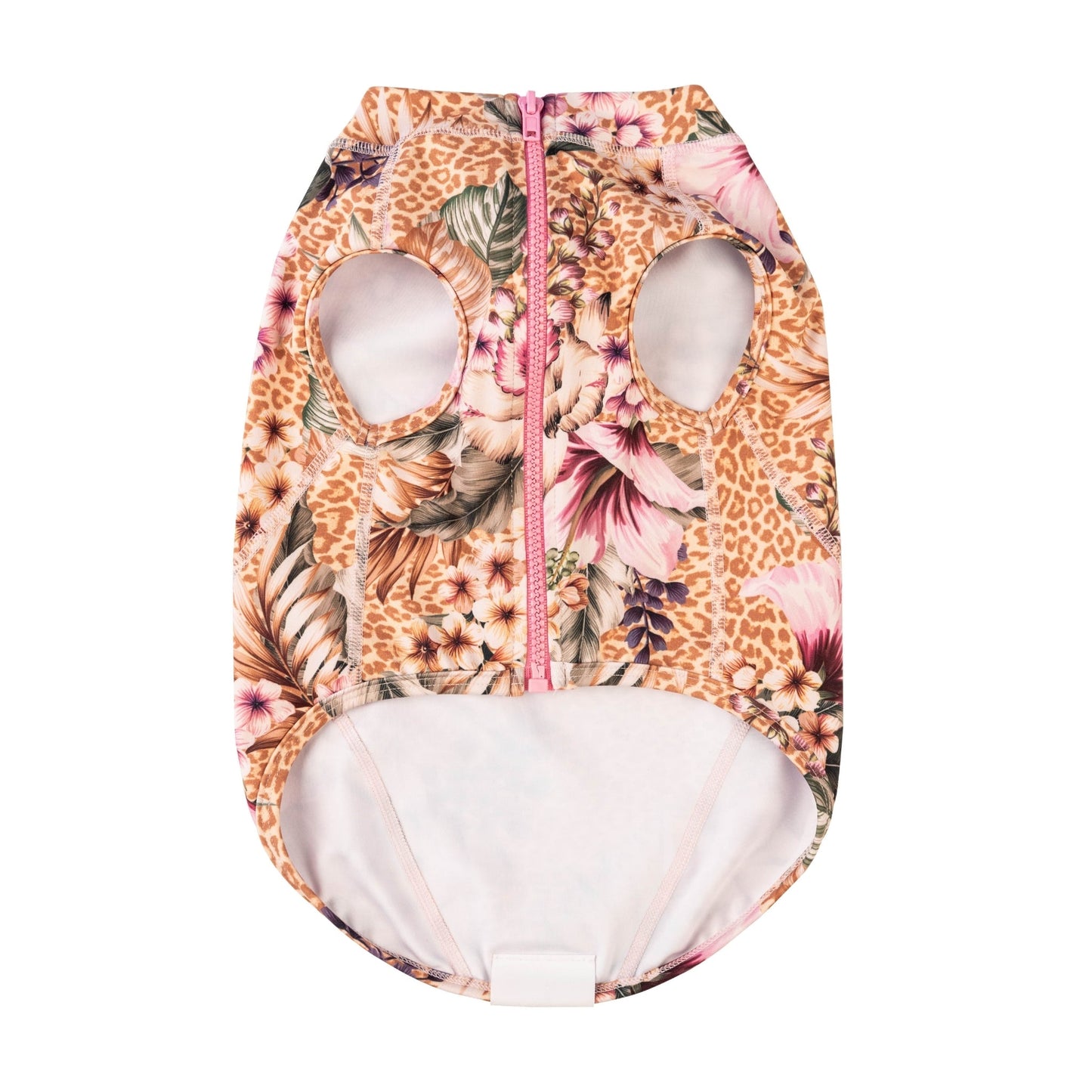 Floral Animal Print Sun Protective Dog Rashie Australia
