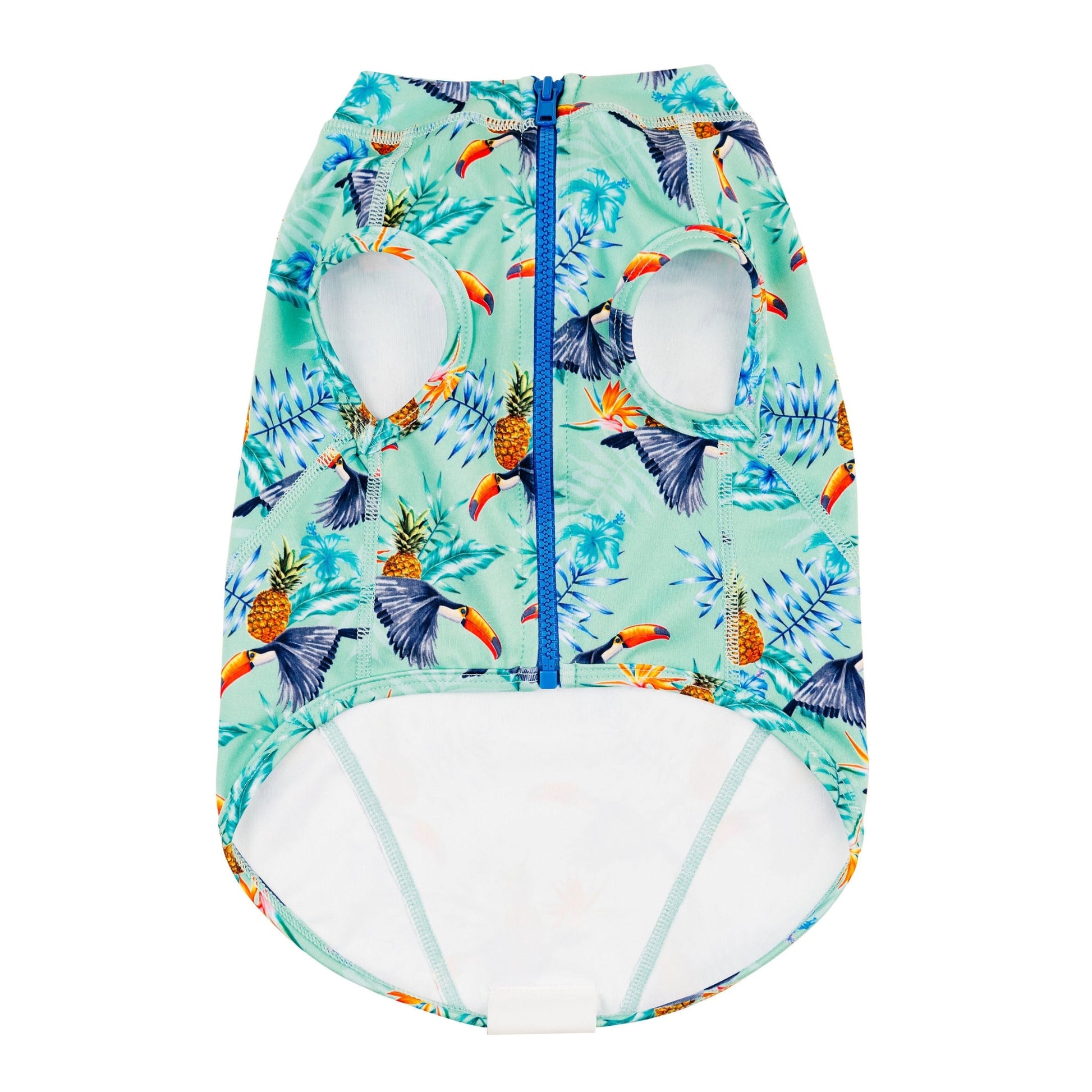 Tropical Toucan Pineapple Sun Protective Dog Rashie Australia