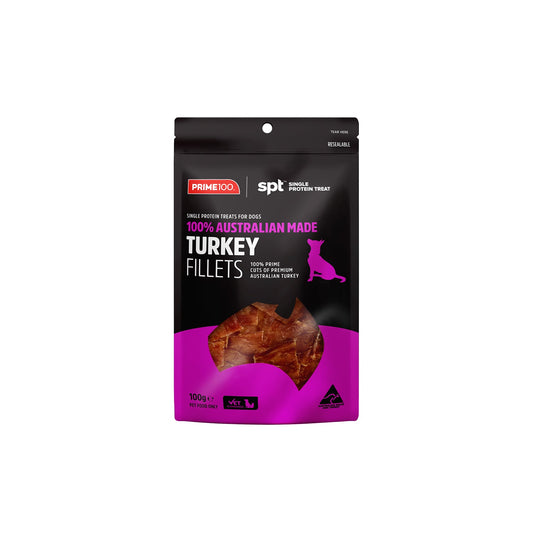 SPT™ Turkey Fillets Treats 100g