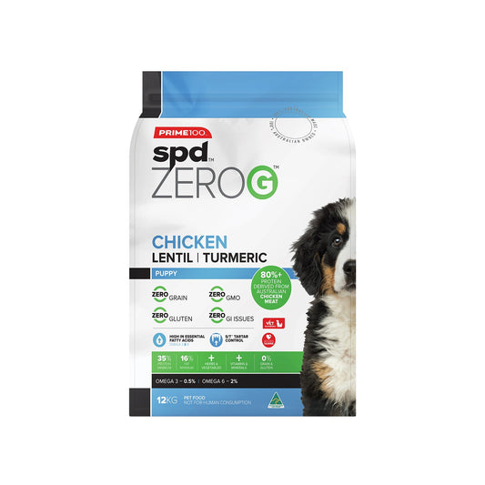 SPD™ ZeroG Chicken, Lentil & Turmeric Dry Puppy Kibble 12kg