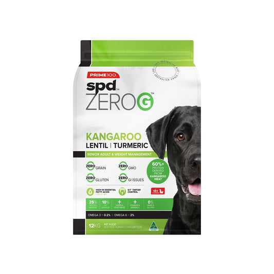 SPD™ ZeroG Kangaroo, Lentil & Turmeric Dry Kibble 12kg