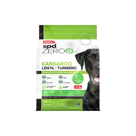 SPD™ ZeroG Kangaroo, Lentil & Turmeric Dry Kibble 2.2kg